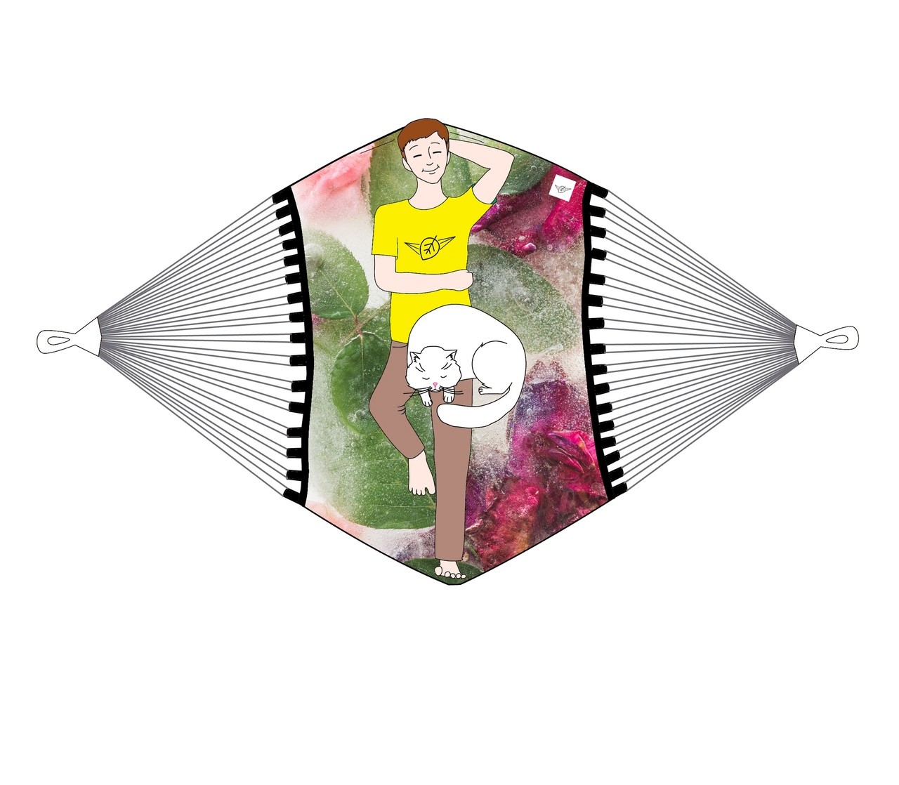 Гамак с принтом Розы от PrintGamak.ru Гамак с принтом Розы от PrintGamak.ru